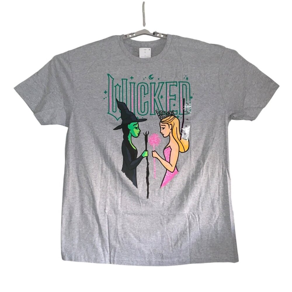 Wicked Womens Musical Theater Graphic Shirt Witch Princess Design Size XL - Picture 1 of 8